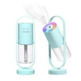 thumbnail image 3 of Mchoice USB Mini Desktop Humidifier,LED Colorful Three-Color Lights Wireless Cool Mist Humidifier,360° Angle Adjustable Aroma Diffuser，Baby Bedroom Car Office, 3 of 4
