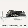 thumbnail image 1 of Jiestar Ideas BRO1 Locomotive CN5700 GWR Steam Train Railway Express Modular, 1 of 5