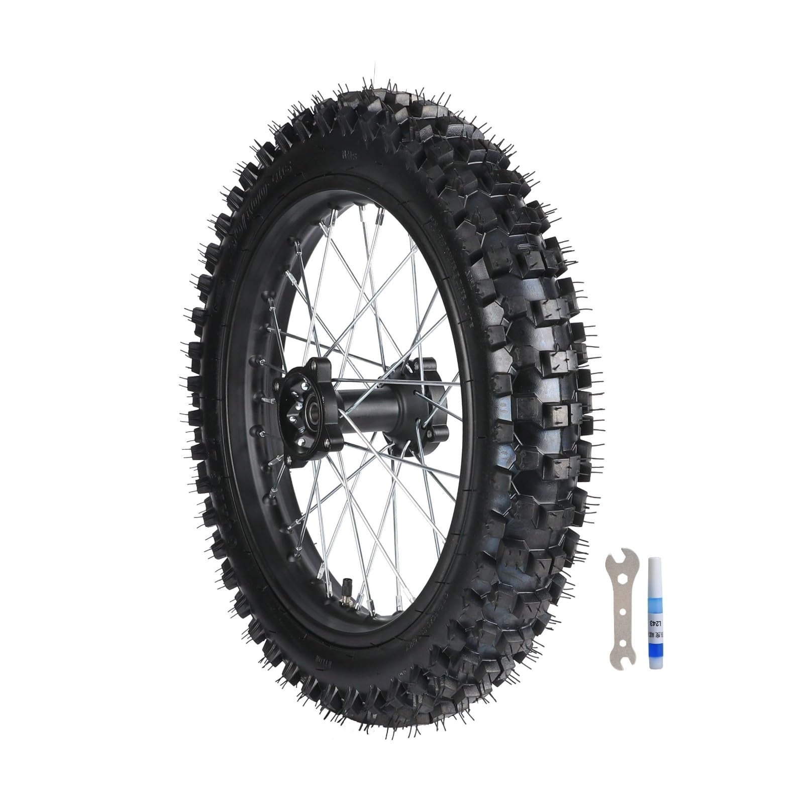 90/100-16 inch Rear Wheel Tire and Rim 15mm Bearing + Disc Brake Assembly + Swing Arm for Dirt Pit Bike Bigwheel 110cc 125cc 140cc 150cc 160cc 200cc Off Road Motocross Motorcycle