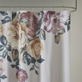thumbnail image 3 of Madison Park Charisma Rideau de Douche en Coton Imprimé Floral Ivoire, 3 of 7