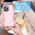 thumbnail image 5 of For iPhone 15 Pro 5G Case ,Sturdy Phone Case for iPhone 15 Pro 5G 6.1 inch ,Tiflook Shockproof Protection Heavy Duty Armor Hard Plastic & Rubber Rugged Bumper 2-in-1 Case Cover ( Pink ), 5 of 7