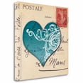 thumbnail image 2 of Tangletown Fine Art Le Coeur d Amour II By Sabine Berg,  Gallery Wrap Canvas 24 x 24, 2 of 2