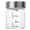 Clear1, variant on Wide Mouth Glass Juice Bottles, Borosilicate Glass Water Bottles with Stainless Steel Lids, Reusable Measuring Bottles for Juicing, Smoothies & Milk