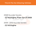 thumbnail image 2 of Max Advanced Brakes - Brake Kit for 2008 2009 2010 Hyundai Sonata w/ 3.3 V6 Engine Front and Rear Replacement Geomet Coated Disc Brake Rotors and Ceramic Brake Pads, 2 of 9