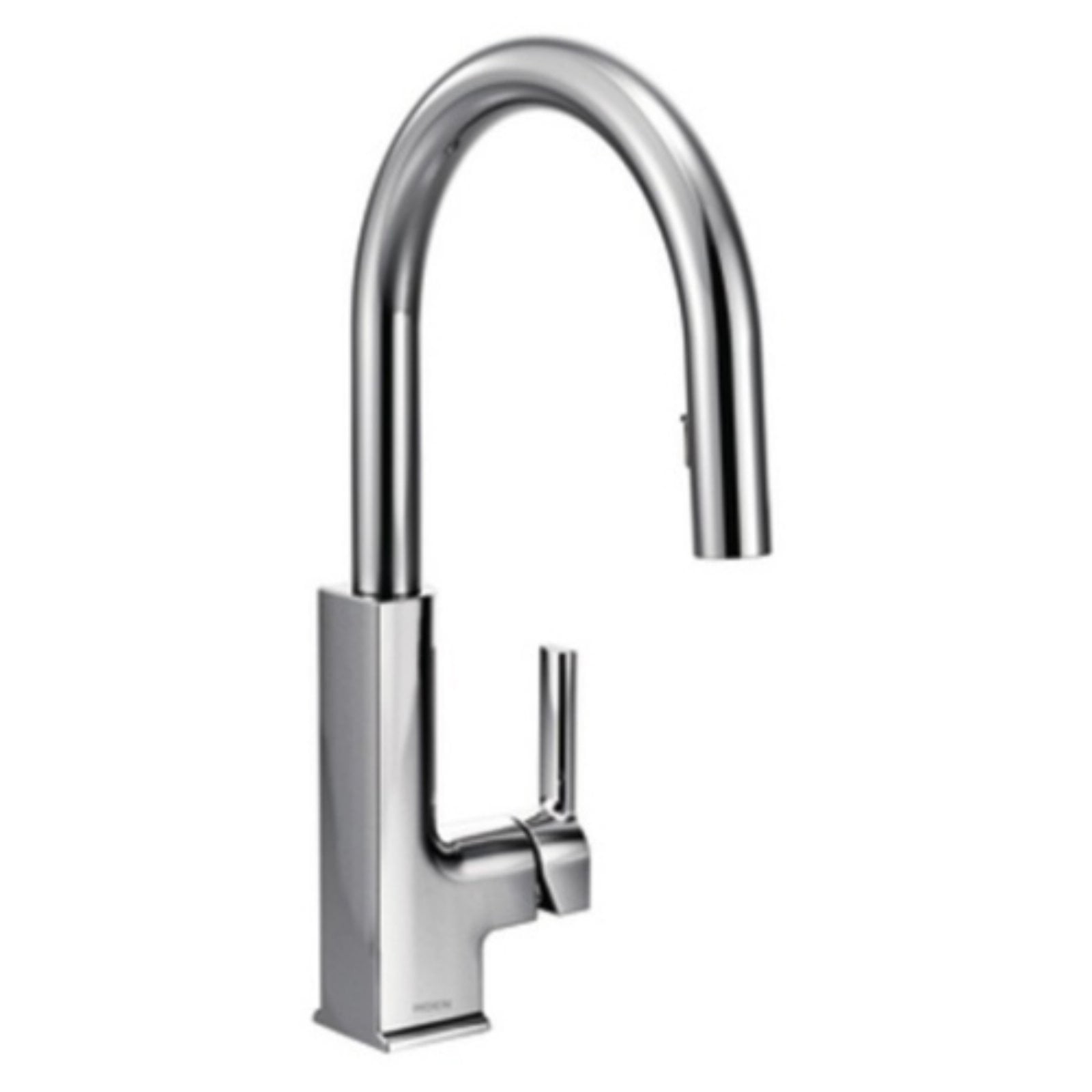 Moen Sto Chrome One Handle High Arc Pulldown Kitchen Faucet