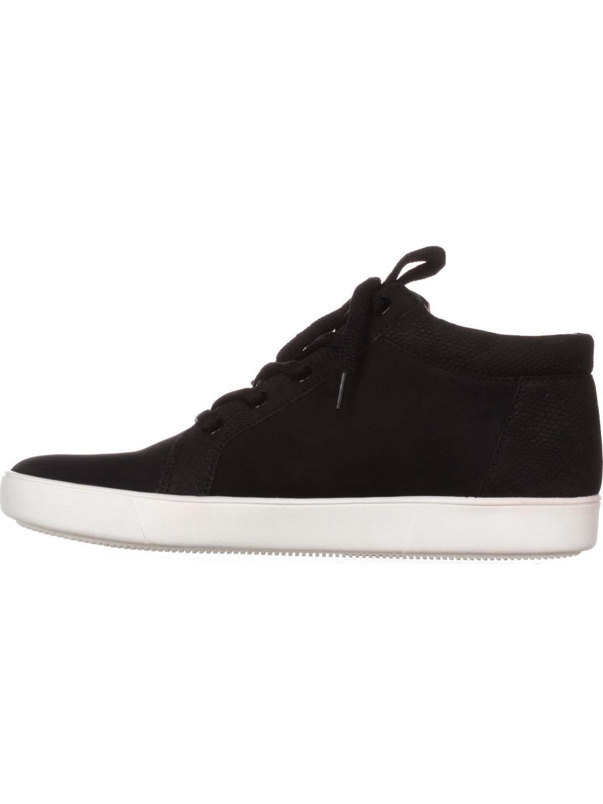 Womens naturalizer Motley High-Top Casual Sneakers, Black Leather -  Walmart.com