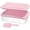 Pink, variant on Ice Cube Tray with Lid and Bin for Freezer, Easy Release 55 Nugget Ice Tray with Cover, Storage Container, Scoop. Perfect Small Ice Cube Maker Tray & Mold. Flexable Durable Plastic, BPA Free