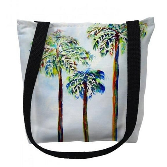 Three Palms Small Tote Bag 13x13 16 inches x 16 inches