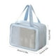 thumbnail image 3 of Neceser translúcido para mujer y hombre | Organizador de maquillaje y cosméticos de viaje con asa | Bolsa de almacenamiento impermeable de poliuretano de gran capacidad para accesorios, 3 of 5