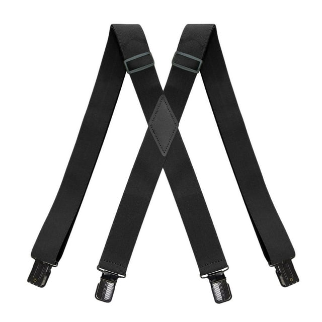 Bretelles pour Hommes, Bretelles Élastiques Réglables avec Clips en Métal, Bretelles Robustes pour Mariage Formel, Usage Quotidien Décontracté