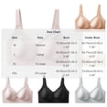 thumbnail image 3 of Njagoc3 Wireless Bras for Women Adjustable Breathable Bra Thin Lace Gather Bra Rimless Daily Bra, 3 of 6