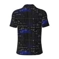 thumbnail image 4 of Rocae Mathematica Science for Men's Short Sleeve Polo Shirt, Quick Drying Performance Moisture Wicking Sports Men's Golf Shirt 3X-Large, 4 of 9