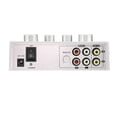 thumbnail image 4 of Karaoke Sound Mixer Portable Sound Mixer Professional Audio System Karaoke Dual Mic Inputs Audio Sound Mixer Silver (EU), 4 of 5