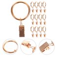 thumbnail image 4 of 40pcs Curtain Clips with Rings Metal Curtain Ring with Clip Metal Curtain Clips, 4 of 8