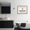 thumbnail image 2 of Stupell Industries Taking Baths Is Fawn Quotes and Sayings Painting Black Framed Art Print Wall Art, 30 x 24, 2 of 8