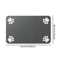 thumbnail image 7 of Serenable Absorbent Pet Feeding Mat Anti Stains Anti Slip Washable 11.81inchx19.69inch, 7 of 7