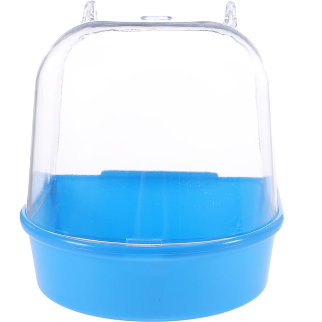 Creative Bird Bathing Box Plastic Parrot Shower Container Bird Cage Accessory