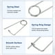 thumbnail image 2 of Uxcell 4-Pack Pin de Seguridad de Chaveta en Forma de Broche, Pines de Acero Inoxidable M3x60mm, Sujetadores de Broche de Bloqueo Rápido Clips Retenedores Pesados, 2 of 7
