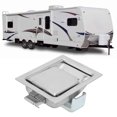 thumbnail image 1 of Verrou de Boîte à Outils Poignée Loquet, Poli Miroir 84 X 68mm Boîte à Outils Poignée Loquet Intégré Structure pour Remorque RV Camion, 1 of 8