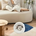 Cat Sleeping Bag Soft Plush Large Cat Sack Self Warm Cat Bed for Winter
