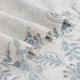 thumbnail image 6 of Kitchen Curtains Tier Curtains Linen Curtains Farmhouse Floral Blue Kitchen Cafe Curtains 36 Inch Length Small Rustic Country Curtains Rod Pocket Kitchen Curtain Set 2 Panels Blue on Beige, 6 of 6