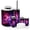 Color 3, variant on Bathroom Accessory Set 6 Piece with Vibrant Cosmic Nebula Stars Galactic Clouds Galaxy Toothbrush Holder, Soap Dispenser, Soap Dish, Trash Can with Lid, Toothbrush Cup, Toilet Brush Holder