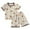 Coffee, variant on CPNG Girls Home Clothes Outfits Summer Thin Pajamas Cute Print Short Sleeve T-Shirt and Shorts Set Kids 2Pcs Set(Yellow,9-10 Years)