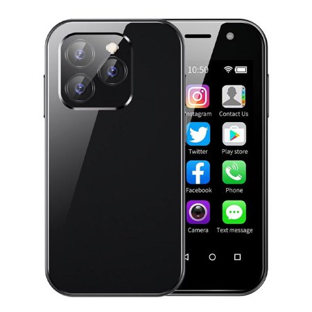 Btyekin XS14 Pro 3.0 Inch 4G Mini Smartphone 2GB+16GB Android 9 Dual Sim Face ID Dual Camera WIFI Bluetooth FM Hotspot GPS OTG Mobile Phone