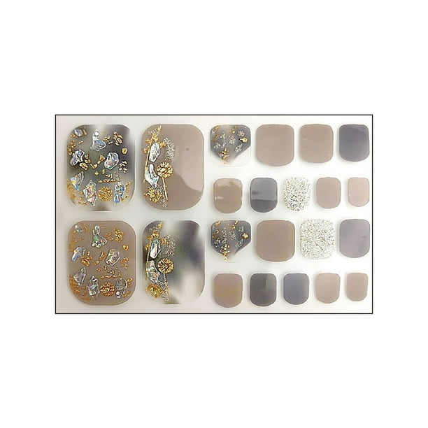 Pegatinas para uñas Pegatinas para uñas de los pies Pegatinas para uñas de verano