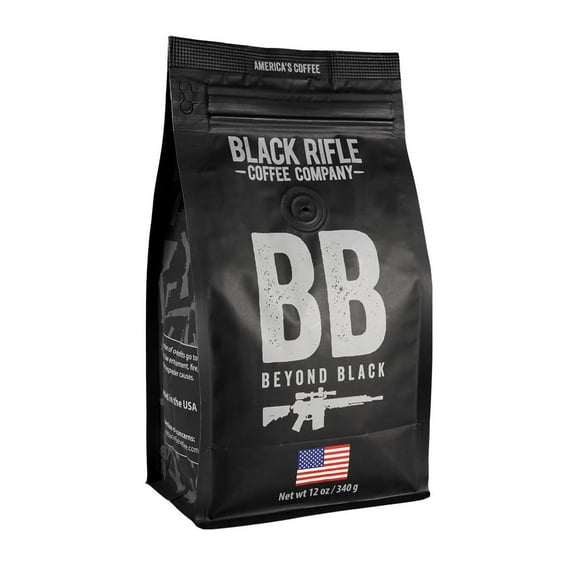 Black Rifle Coffee Whole Bean (Beyond Black (Dark Roast), 12 Ounce)