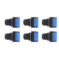 thumbnail image 3 of Interruptor de botón pulsador 25PCS Interruptor de botón rectangular momentáneo ABS Interruptor de botón de equipo industrial con indicador de luz para electrodomésticos Electricidad AC220V, 3 of 8