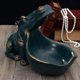 thumbnail image 3 of Big Mouth Hippo Storage Figurine Key Bowl Resin Hippo Candy Dish Home Decor, 3 of 5