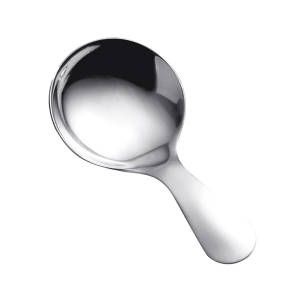 Homelife Stainless Steel Short Handle Ice Cream Spoon Sugar Salt Spice Condiment Scoop