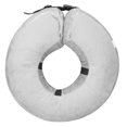thumbnail image 1 of ZNNGRNJE Gray PVC Short Plush Pet Inflatable Anti Bite Neck Protective Recovery Collar for Dogs(S) ZR721-34199, 1 of 10
