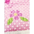 thumbnail image 4 of Owl Family 100% Hypoallergenic Cotton 3 piece Hand-Appliqued Quilt Set Bedroom Quilt Bedding Full/Queen Size Pink, 4 of 7