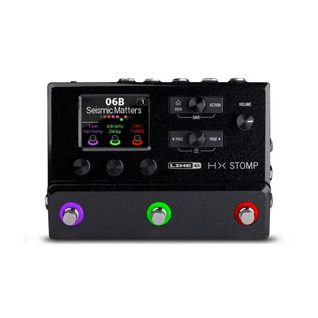 Line 6 - HX Stomp Guitar Effects Processor - Black