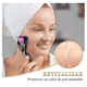 thumbnail image 2 of 2pzs Dermaroller Facial Para Regenerador Colágeno 0.3+0.5mm Belug, Negro Violeta, 2 of 5