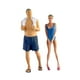 thumbnail image 2 of 2 figuras de diorama a escala 1/64: chica en traje de baño y anciano para colecciones de sets ferroviarios chica traje de baño azul, 2 of 9