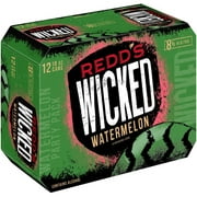 Redd's Wicked Watermelon Ale Beer, 12 Pack, 10 fl. oz. Cans, 8% ABV