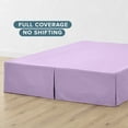 thumbnail image 6 of Bare Home Double Brushed Bed Skirt - Premium 1800 Collection - 15-inch Drop - Twin XL, Lavender, 6 of 9