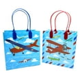 thumbnail image 3 of Tinymills Airplane Themed Reusable Plastic Goodie Bags with Handles, Pack of 12, 3 of 4