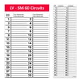 thumbnail image 1 of LV Replacement for Siemens Electrical Circuit Breaker Fuse Panel Directory Labels Stickers DIRBLK (60 Circuits 1 Pcs), 1 of 4