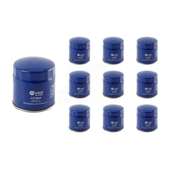 LOOP Engine Oil Filter (10 Pack) for Car Ram Jeep 1500 Chevrolet Dodge GMC Classic Journey Cherokee Sierra Grand Silverado Wrangler Chrysler Compass 3500 2500 HD Caravan Patriot 200 Malibu KLO-100098