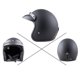 thumbnail image 3 of Vintage Unisex-adulto Open Face Helmet Cruiser Motocicletas Cool Rider Equipment, 3 of 8