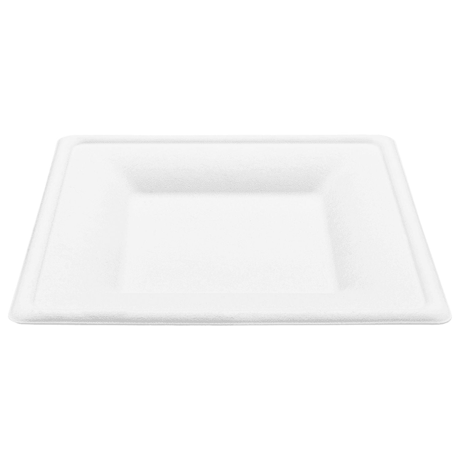 Karat Earth 8”x 8” Paper Square Plate, Molded Fiber, White - 500 pcs