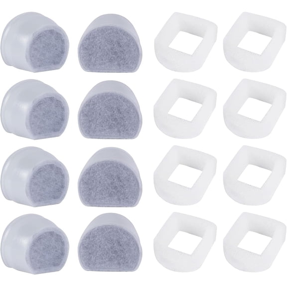 ACDANC Cat Water Fountain Filter, Pre-Sponge Pet Fountain Filter & Replacement Carbon Filters for Drinkwell Fountains 8 8Pack