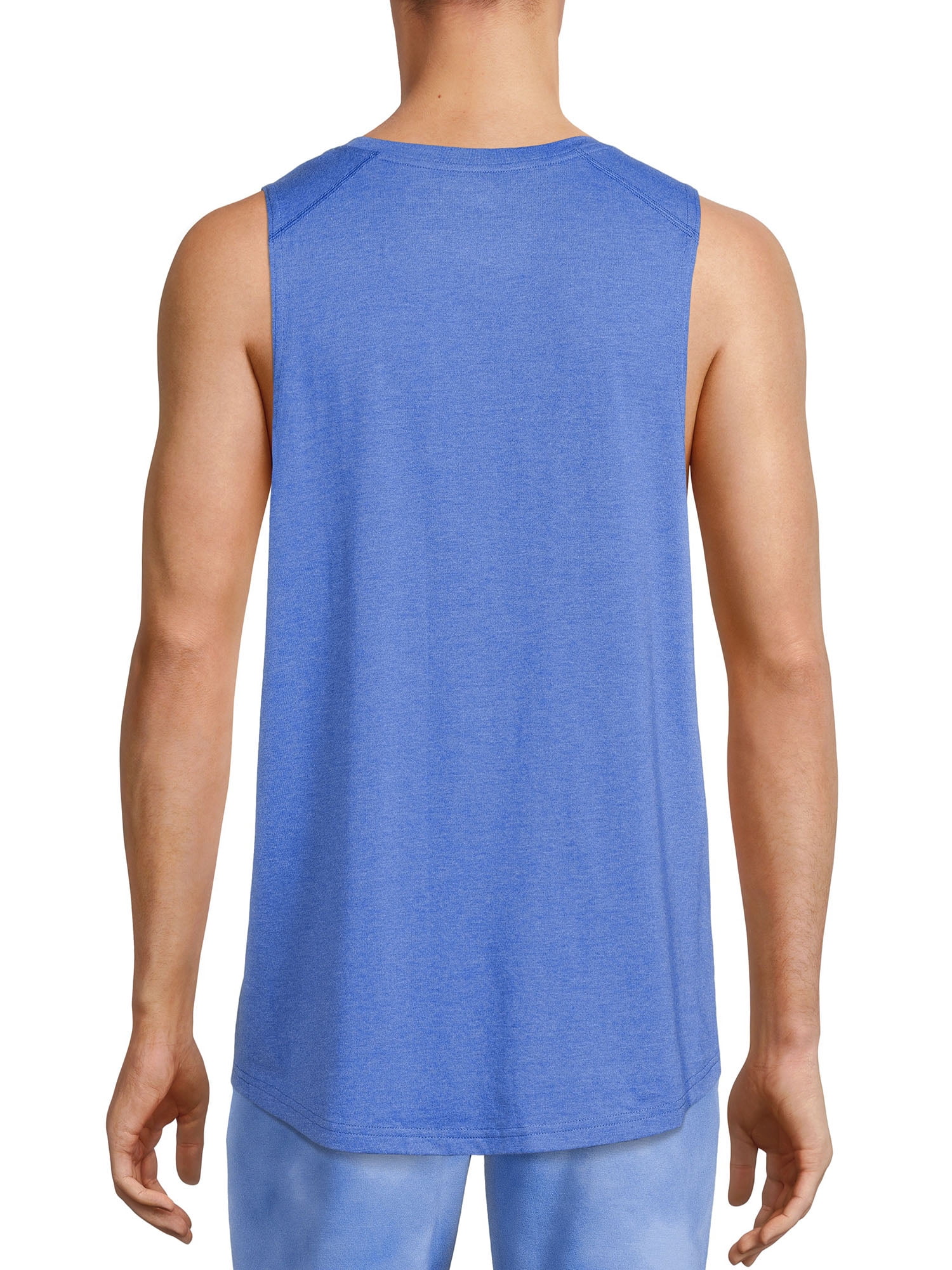 Athletic Works Men's and Big Men's Active Tri Blend Tank Top, up to Size 5XL