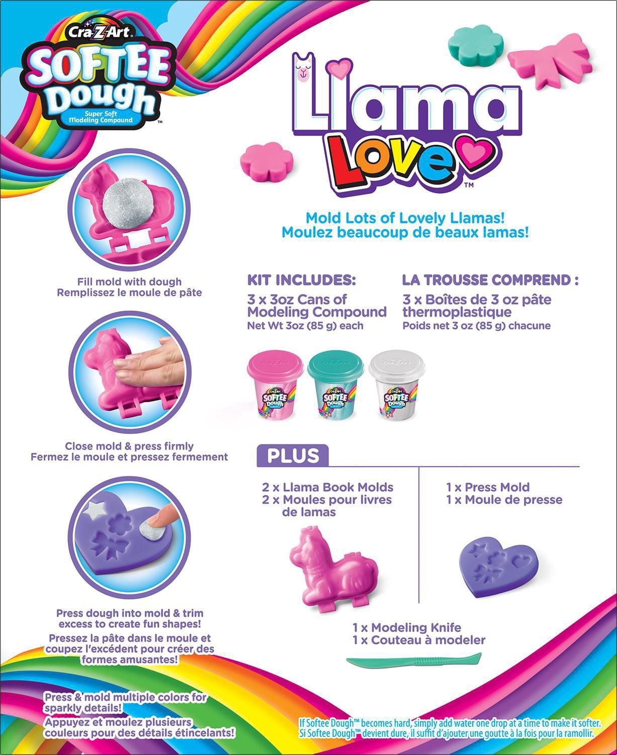 SofteeDough Llama Love Dough Set