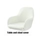 thumbnail image 2 of Funda para sillas de comedor Naiovety Decoración del hogar Blanco, 2 of 6