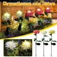 thumbnail image 1 of Xihbxyly Lámpara Solar de Crisantemo, Led para Decoración de Jardín Exterior, Diseño Duradero de Acero Inoxidable, Recargable con Energía Solar, Iluminación Nocturna Brillante, Ideal para Jardín, Cam, 1 of 1